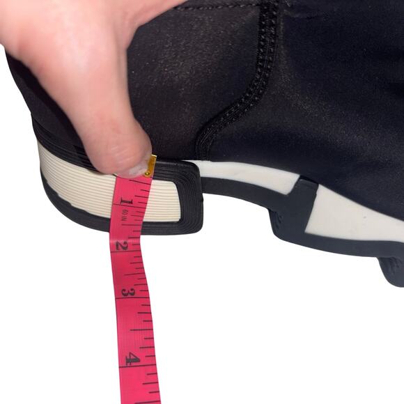 iRi Wes Neoprene Sneakers- Black and White with Black Outline- Size 38 1/2 - Picture 13 of 13